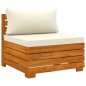 vidaXL Set Divani da Giardino 6 pz con Cuscini in Massello di Acacia vidaXL Set Divani da Giardino 6 pz con Cuscini in Massello di Acacia