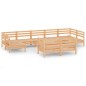 vidaXL Set Salotto da Giardino 10 pz in Legno Massello di Pino vidaXL Set Salotto da Giardino 10 pz in Legno Massello di Pino