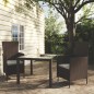 vidaXL Set Mobili da Giardino 3 pz Polyrattan Marrone vidaXL Set Mobili da Giardino 3 pz Polyrattan Marrone