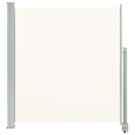 vidaXL Tenda da Sole Laterale Retrattile 140 x 300 cm Crema