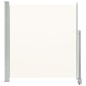 vidaXL Tenda da Sole Laterale Retrattile 140 x 300 cm Crema