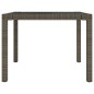 vidaXL Set da Pranzo per Esterni 3 pz con Cuscini in Polyrattan Grigio vidaXL Set da Pranzo per Esterni 3 pz con Cuscini in Polyrattan Grigio