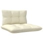 vidaXL Set Divani da Giardino 13 pz con Cuscini Crema in Legno di Pino vidaXL Set Divani da Giardino 13 pz con Cuscini Crema in Legno di Pino