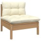 vidaXL Set Divani da Giardino 8 pz con Cuscini Miele Legno di Pino vidaXL Set Divani da Giardino 8 pz con Cuscini Miele Legno di Pino