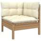 vidaXL Set Divani da Giardino 8 pz con Cuscini Miele Legno di Pino vidaXL Set Divani da Giardino 8 pz con Cuscini Miele Legno di Pino