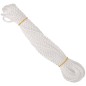 Parasole a Vela in Tessuto Oxford Rettangolare 2x3,5m Bianco