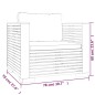 vidaXL Set Divani da Giardino 5 pz con Cuscini Legno Massello di Teak vidaXL Set Divani da Giardino 5 pz con Cuscini Legno Massello di Teak