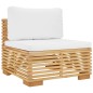 vidaXL Set Divani da Giardino 6 pz con Cuscini Legno Massello di Teak vidaXL Set Divani da Giardino 6 pz con Cuscini Legno Massello di Teak