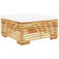 vidaXL Set Divani da Giardino 6 pz con Cuscini Legno Massello di Teak vidaXL Set Divani da Giardino 6 pz con Cuscini Legno Massello di Teak