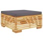 vidaXL Set Divani da Giardino 6 pz con Cuscini Legno Massello di Teak vidaXL Set Divani da Giardino 6 pz con Cuscini Legno Massello di Teak