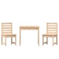vidaXL Set Bistrot da Giardino 3 pz in Legno Massello di Pino vidaXL Set Bistrot da Giardino 3 pz in Legno Massello di Pino