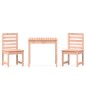 vidaXL Set Bistrot da Giardino 3 pz in Legno Massello di Douglas vidaXL Set Bistrot da Giardino 3 pz in Legno Massello di Douglas