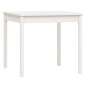 vidaXL Set da Pranzo per Giardino 5pz Bianco in Legno Massello di Pino vidaXL Set da Pranzo per Giardino 5pz Bianco in Legno Massello di Pino