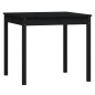 vidaXL Set da Pranzo per Giardino 5pz Nero in Legno Massello di Pino vidaXL Set da Pranzo per Giardino 5pz Nero in Legno Massello di Pino