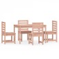 vidaXL Set da Pranzo per Giardino 5 pz in Legno Massello di Douglas vidaXL Set da Pranzo per Giardino 5 pz in Legno Massello di Douglas