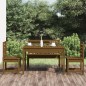 vidaXL Set da Pranzo da Giardino 4 pz Miele in Legno Massello di Pino vidaXL Set da Pranzo da Giardino 4 pz Miele in Legno Massello di Pino