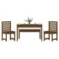 vidaXL Set da Pranzo da Giardino 4 pz Miele in Legno Massello di Pino vidaXL Set da Pranzo da Giardino 4 pz Miele in Legno Massello di Pino