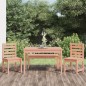 vidaXL Set da Pranzo per Giardino 4 pz in Legno Massello di Douglas vidaXL Set da Pranzo per Giardino 4 pz in Legno Massello di Douglas