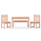 vidaXL Set da Pranzo per Giardino 4 pz in Legno Massello di Douglas vidaXL Set da Pranzo per Giardino 4 pz in Legno Massello di Douglas