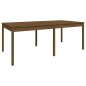 vidaXL Set da Pranzo da Giardino 11 pz Miele in Legno Massello di Pino vidaXL Set da Pranzo da Giardino 11 pz Miele in Legno Massello di Pino