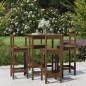 vidaXL Set Bar da Giardino 5 pz Miele in Legno Massello di Pino vidaXL Set Bar da Giardino 5 pz Miele in Legno Massello di Pino