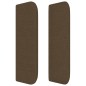 Testiera ad Orecchio Marrone Scuro 83x16x78/88 cm in Tessuto Testiera ad Orecchio Marrone Scuro 83x16x78/88 cm in Tessuto