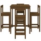 vidaXL Set Bar da Giardino 5 pz Miele in Legno Massello di Pino vidaXL Set Bar da Giardino 5 pz Miele in Legno Massello di Pino