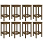 vidaXL Set Bar da Giardino 9 pz Miele in Legno Massello di Pino vidaXL Set Bar da Giardino 9 pz Miele in Legno Massello di Pino