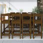 vidaXL Set Bar da Giardino 9 pz Miele in Legno Massello di Pino vidaXL Set Bar da Giardino 9 pz Miele in Legno Massello di Pino
