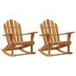 vidaXL Sedie Dondolo Adirondack Giardino 2pz 79x100x103 Massello Teak vidaXL Sedie Dondolo Adirondack Giardino 2pz 79x100x103 Massello Teak
