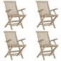 vidaXL Set da Pranzo per Giardino 5pz Grigio in Legno Massello di Teak vidaXL Set da Pranzo per Giardino 5pz Grigio in Legno Massello di Teak
