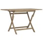 vidaXL Set da Pranzo per Giardino 5pz Grigio in Legno Massello di Teak vidaXL Set da Pranzo per Giardino 5pz Grigio in Legno Massello di Teak
