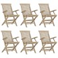 vidaXL Set da Pranzo da Giardino 7 pz Grigio in Legno Massello di Teak vidaXL Set da Pranzo da Giardino 7 pz Grigio in Legno Massello di Teak