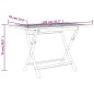 vidaXL Set da Pranzo da Giardino 7 pz Grigio in Legno Massello di Teak vidaXL Set da Pranzo da Giardino 7 pz Grigio in Legno Massello di Teak