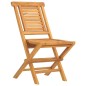 vidaXL Sedie da Giardino Pieghevoli 4pz 47x63x90cm Legno Massello Teak vidaXL Sedie da Giardino Pieghevoli 4pz 47x63x90cm Legno Massello Teak