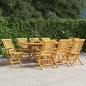 vidaXL Sedie da Giardino Pieghevoli 8pz 56x63x90cm Legno Massello Teak vidaXL Sedie da Giardino Pieghevoli 8pz 56x63x90cm Legno Massello Teak