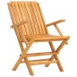 vidaXL Sedie da Giardino Pieghevoli 4pz 61x67x90cm Legno Massello Teak vidaXL Sedie da Giardino Pieghevoli 4pz 61x67x90cm Legno Massello Teak