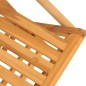 vidaXL Sedie da Giardino Pieghevoli 4pz 61x67x90cm Legno Massello Teak vidaXL Sedie da Giardino Pieghevoli 4pz 61x67x90cm Legno Massello Teak