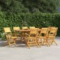 vidaXL Sedie da Giardino Pieghevoli 8pz 55x61x90cm Legno Massello Teak vidaXL Sedie da Giardino Pieghevoli 8pz 55x61x90cm Legno Massello Teak