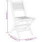 vidaXL Sedie da Giardino Pieghevoli 8pz 47x62x90cm Legno Massello Teak vidaXL Sedie da Giardino Pieghevoli 8pz 47x62x90cm Legno Massello Teak