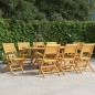 vidaXL Sedie da Giardino Pieghevoli 8pz 55x62x90cm Legno Massello Teak vidaXL Sedie da Giardino Pieghevoli 8pz 55x62x90cm Legno Massello Teak