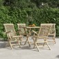 vidaXL Sedie Giardino Pieghevoli 4pz Grigie 56x61x89 cm Massello Teak vidaXL Sedie Giardino Pieghevoli 4pz Grigie 56x61x89 cm Massello Teak