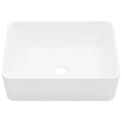 Lavandino 40x30x13 cm in Ceramica Bianco