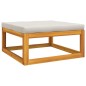 vidaXL Set Salotto Giardino 12pz Cuscini Grigio Chiaro Legno Massello vidaXL Set Salotto Giardino 12pz Cuscini Grigio Chiaro Legno Massello