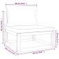 vidaXL Set Salotto da Giardino 6pz con Cuscini Verdi in Legno Massello vidaXL Set Salotto da Giardino 6pz con Cuscini Verdi in Legno Massello