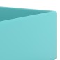 vidaXL Lavandino con Troppopieno in Ceramica Verde Chiaro vidaXL Lavandino con Troppopieno in Ceramica Verde Chiaro