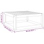 vidaXL Set Salotto da Giardino 9pz con Cuscini Verdi in Legno Massello