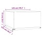 vidaXL Coperture Mobili Giardino 2pz 8 Occhielli 125x125x75cm Quadrate vidaXL Coperture Mobili Giardino 2pz 8 Occhielli 125x125x75cm Quadrate