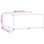 vidaXL Copri Mobili da Giardino 2pz 16 Occhielli 300x300x75cm Quadrato vidaXL Copri Mobili da Giardino 2pz 16 Occhielli 300x300x75cm Quadrato