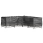 vidaXL Coperture Mobili da Giardino a L 2pz 12 Occhielli 185x185x90cm vidaXL Coperture Mobili da Giardino a L 2pz 12 Occhielli 185x185x90cm